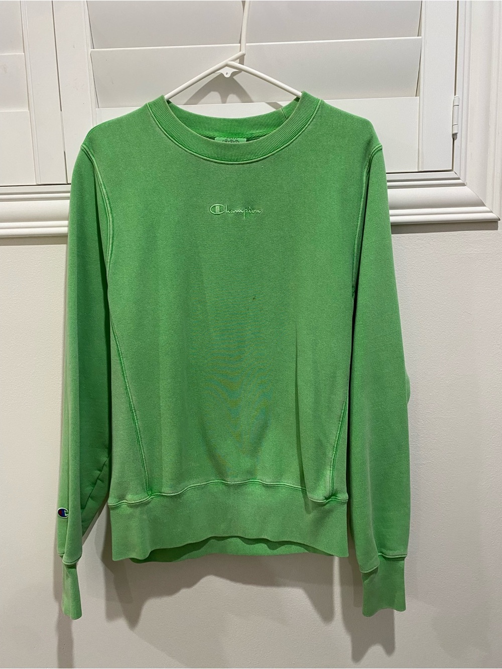 Champion Lime Green Crew Sweatshirt